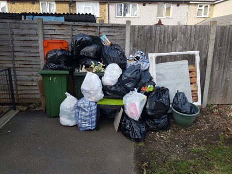 Team members of South East London Rubbish Removal at work