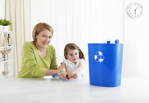 Recycling process in South East London